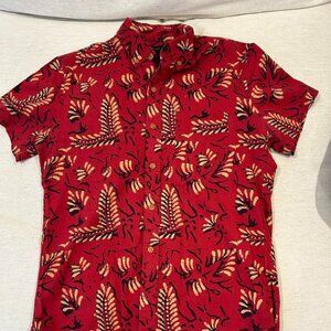 J. Crew men's small short sleeve shirt (Aztec design)